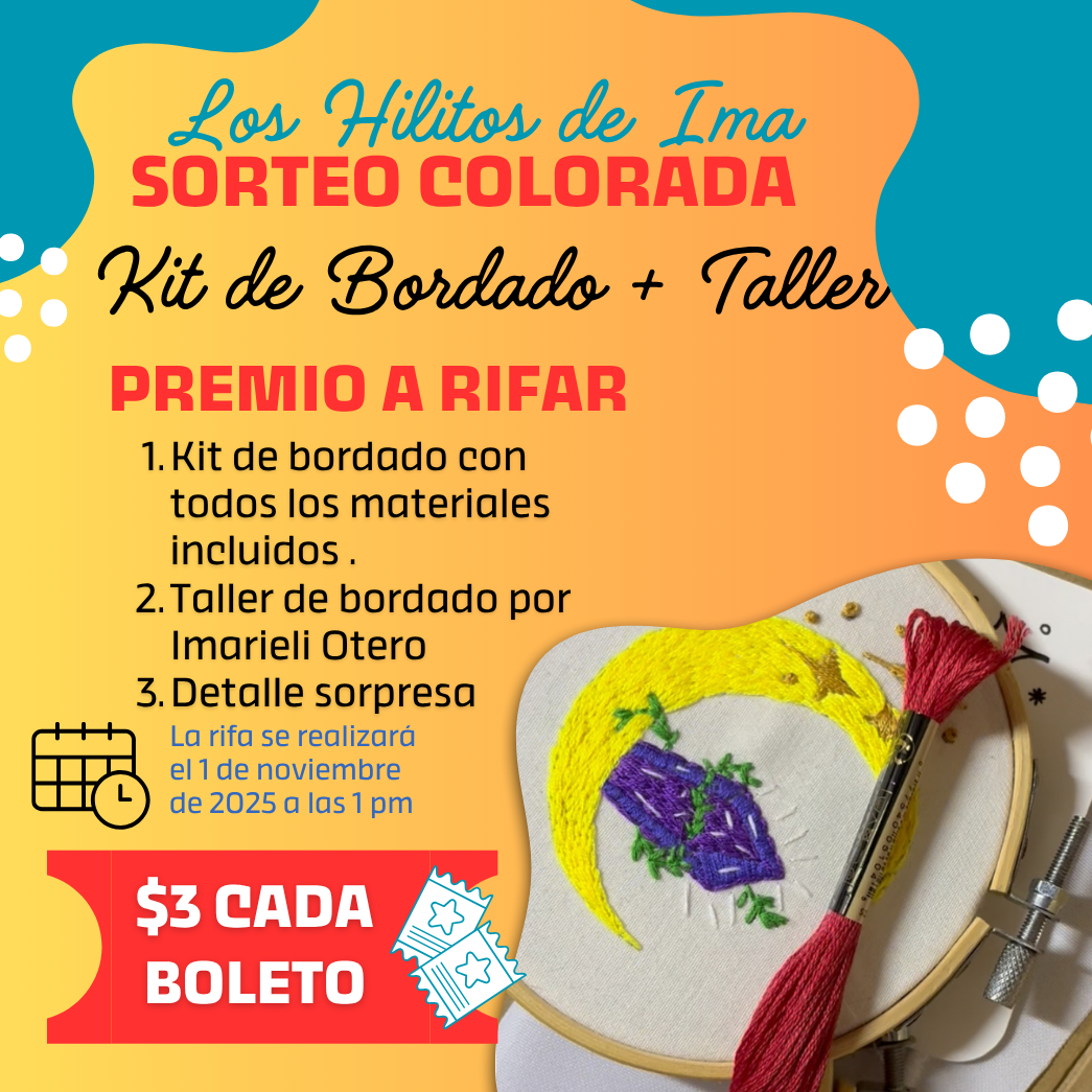 Sorteo Kit de bordado + Taller