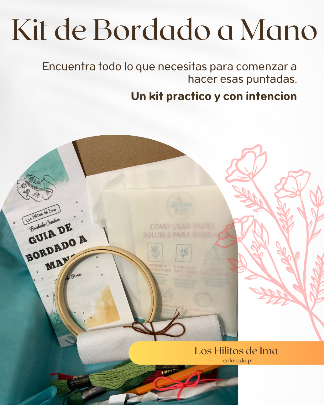Kit de Bordado + taller online